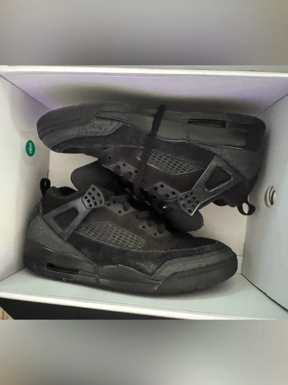 JORDAN SPIZIKE LOW / Jordan Men's Black Athletic Sneakers